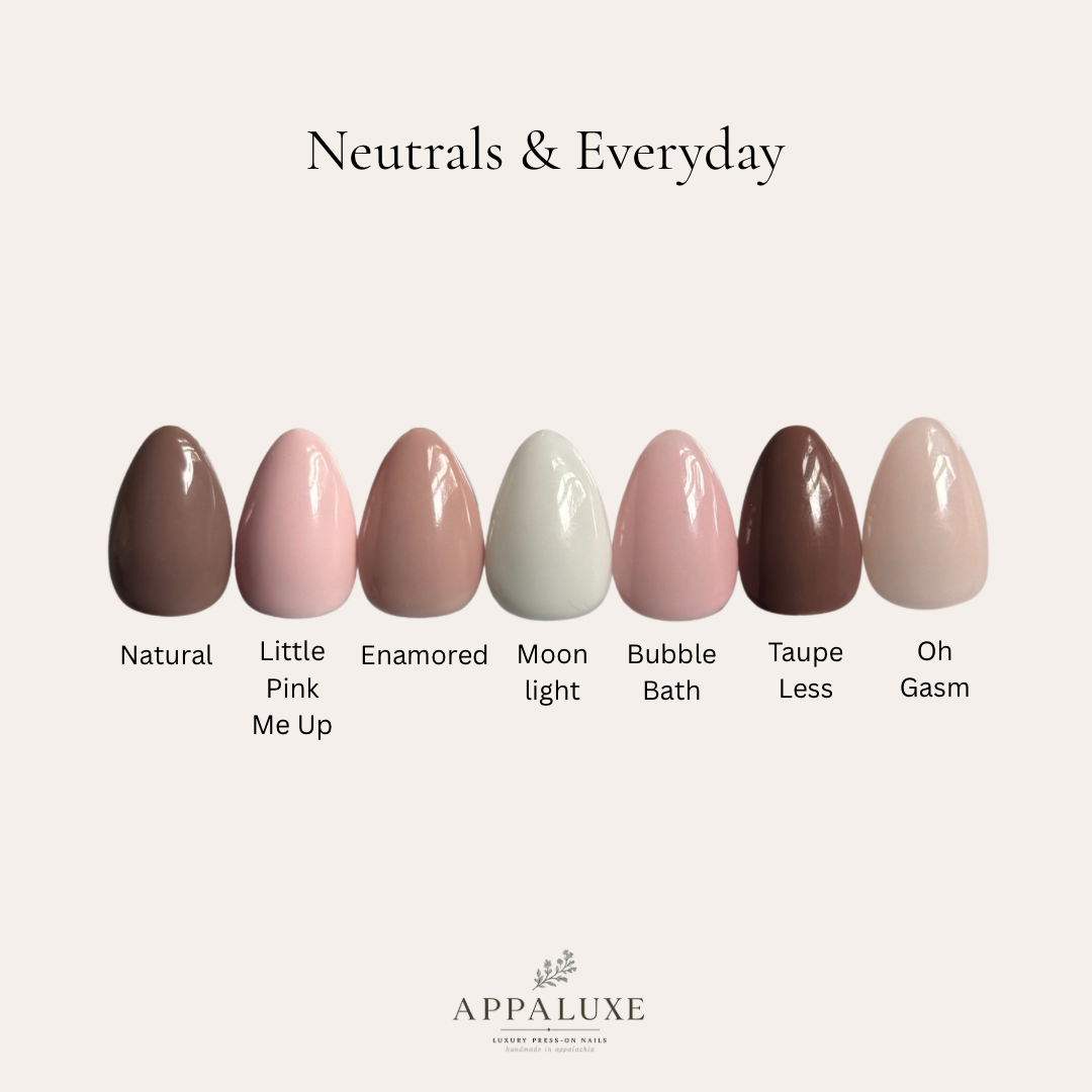 Solid Color Press-on Nail Set