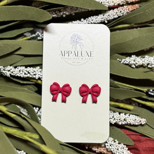 Everyday Bows- Puffy Bow Stud