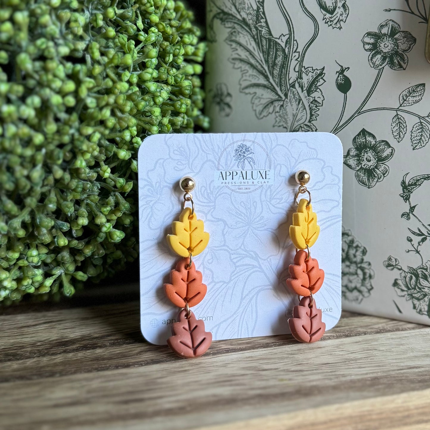 OAK LEAF TRIO- DANGLES