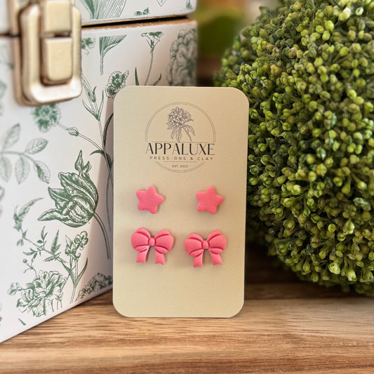 Stars & Bows- Stud Pack
