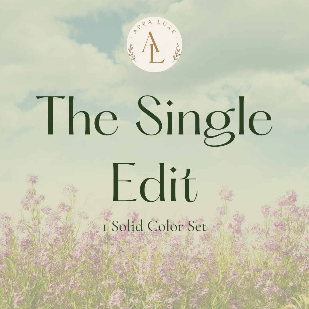 The Single Edit | 1 Solid Set