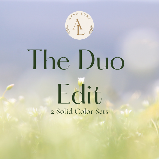 The Duo Edit | 2 Solid Sets