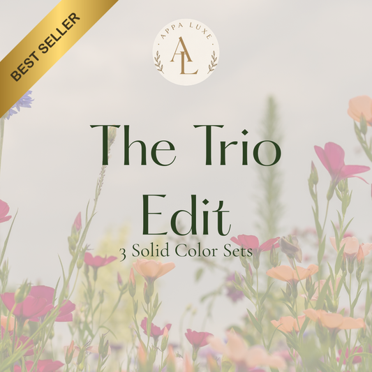 The Trio Edit | 3 Solid Sets
