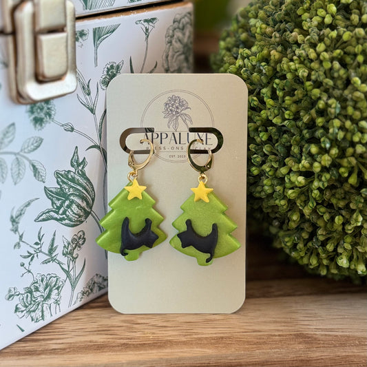 Cat in the Christmas Tree