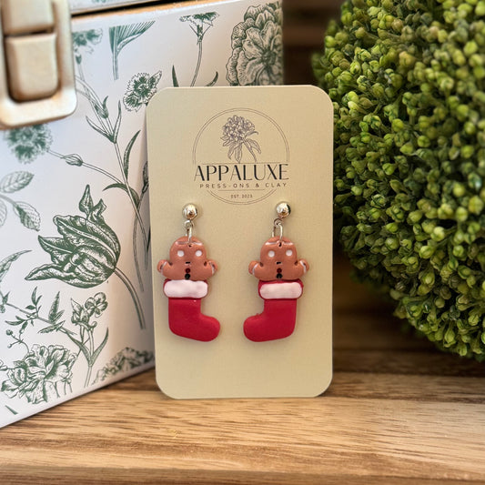 Gingerbread Man in Stocking