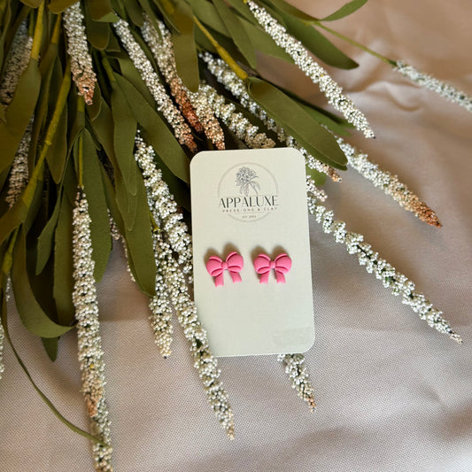Everyday Bows- Puffy Bow Stud