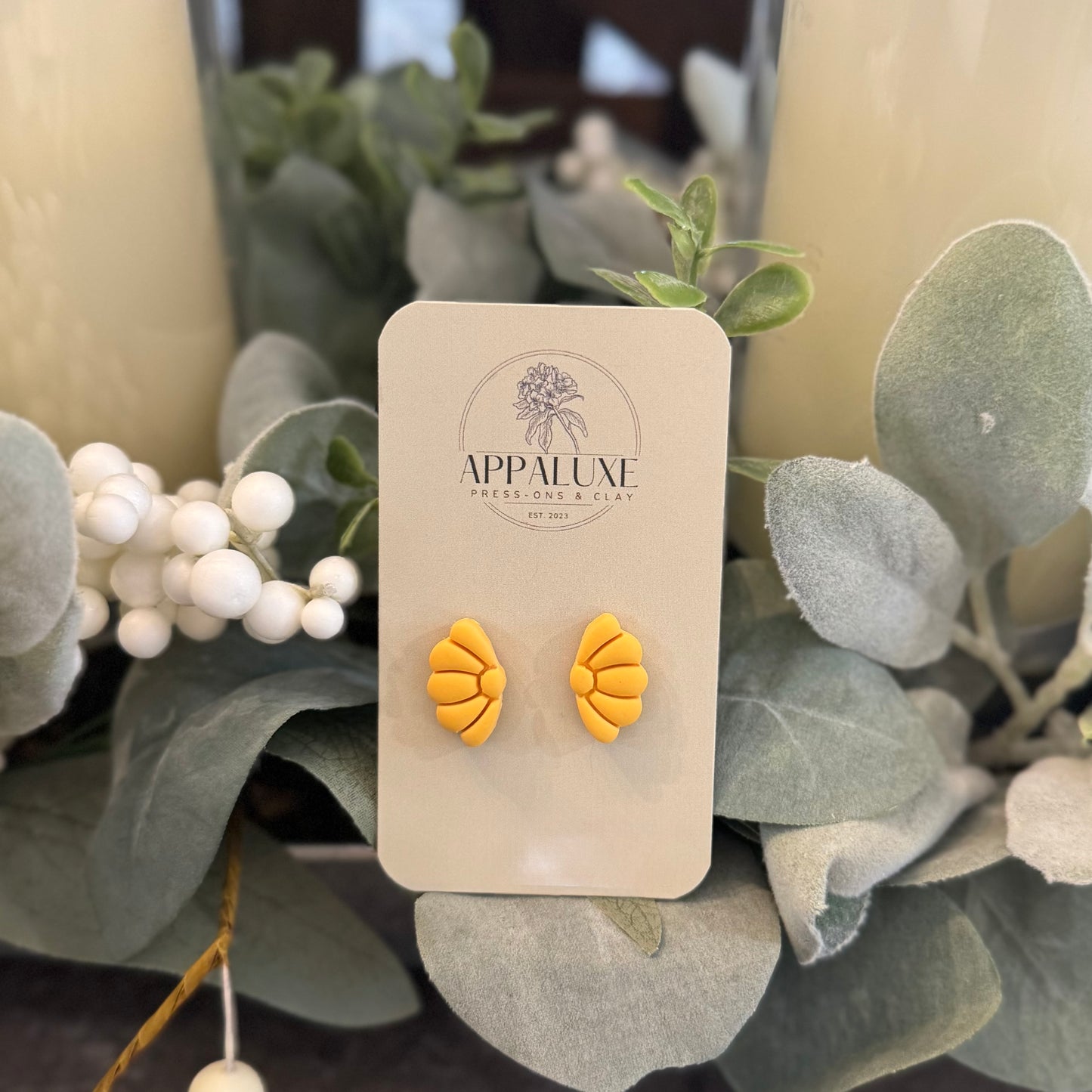 Half Daisy Studs