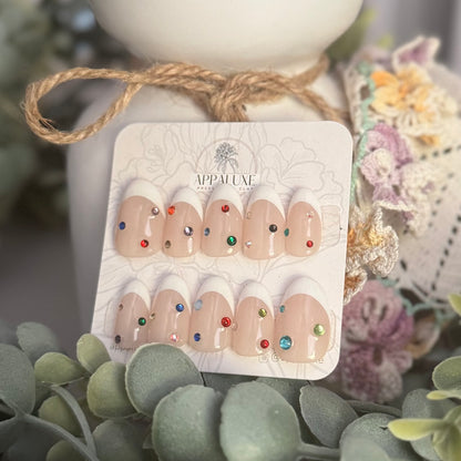 French Tips - Bedazzled