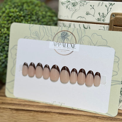 BROWN FRENCH TIP