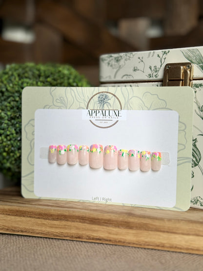 Floral French Tip
