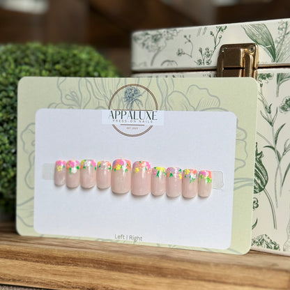 Floral French Tip
