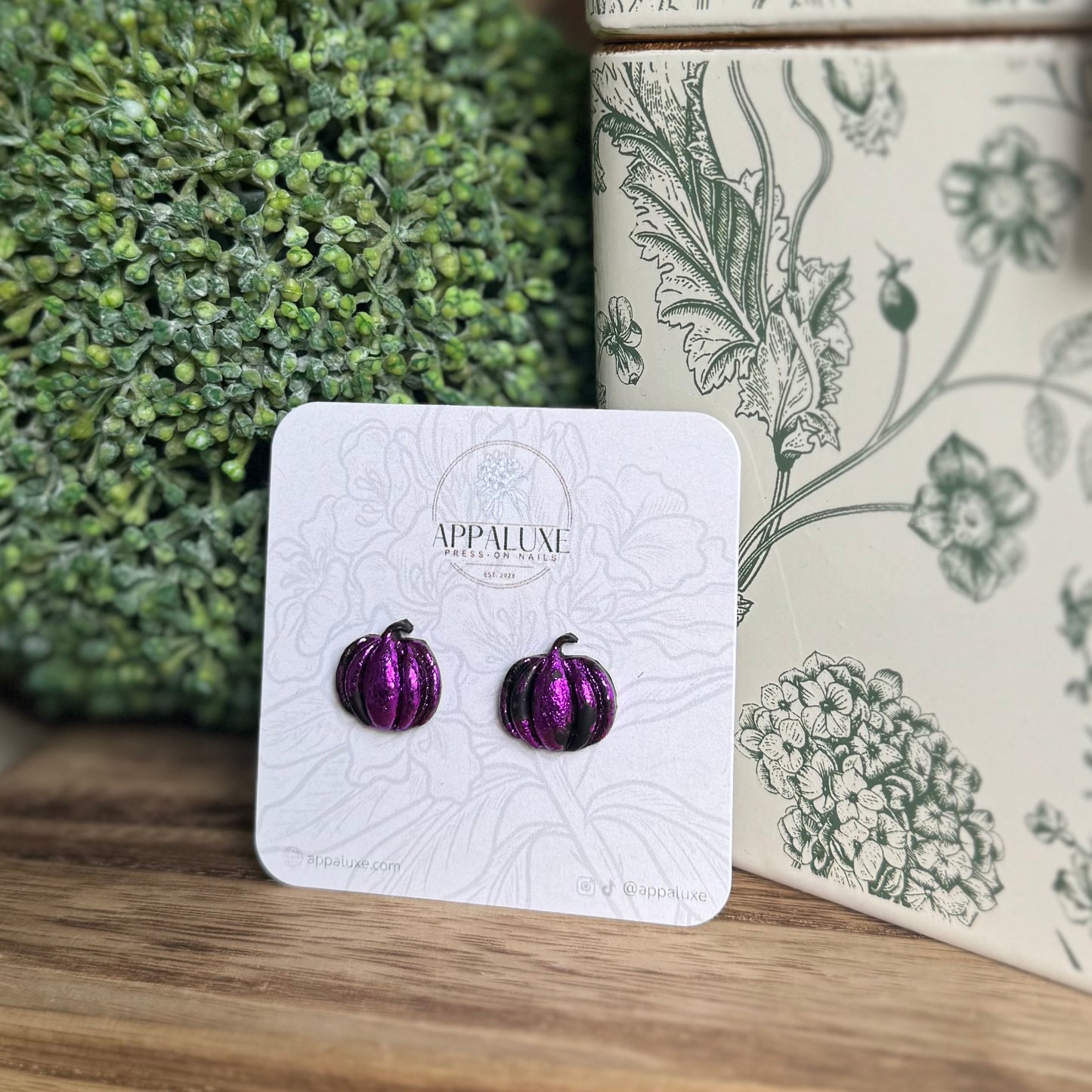 METALLIC PUMPKINS- STUDS