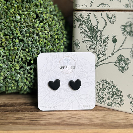 PUFFY HEARTS- STUDS