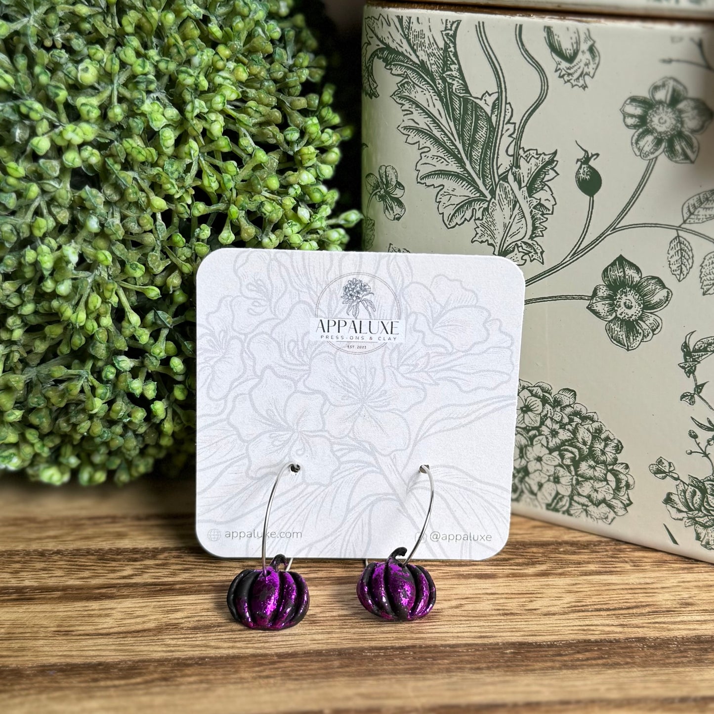 METALLIC PUMPKINS- HOOPS